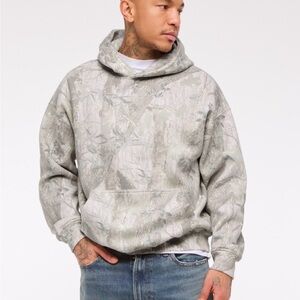 Abercrombie & Fitch Gray Camo Hoodie